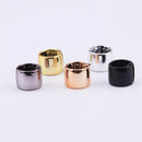 9 PCS Punk Elastic Woman Crystal Ponytail Holder Hair Cuff Headband Hair Ring