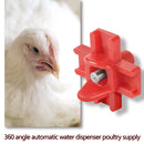 12pcs Chicken Drinker Feeder Automatic Quail Water Nipple Drinking for Poultry