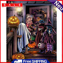 DIY Candy Children Oil Paint by Numbers Halloween Hand Painted Acrylic Drawing