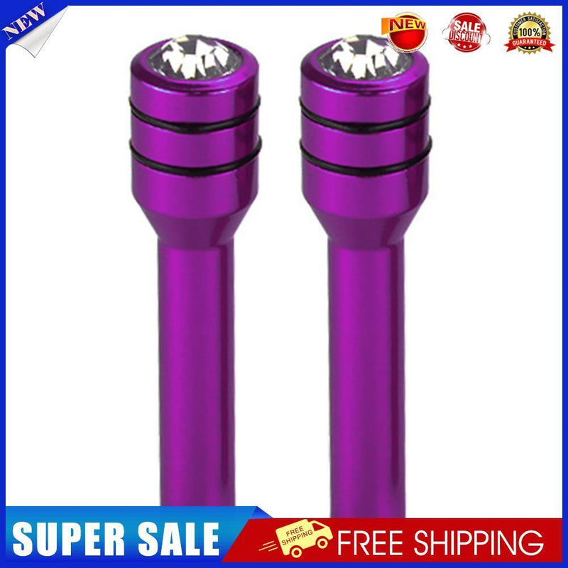 Bling Car Door Lock Knob Aluminum Door Lock Knob Pull Pin 2 Pack (Purple)