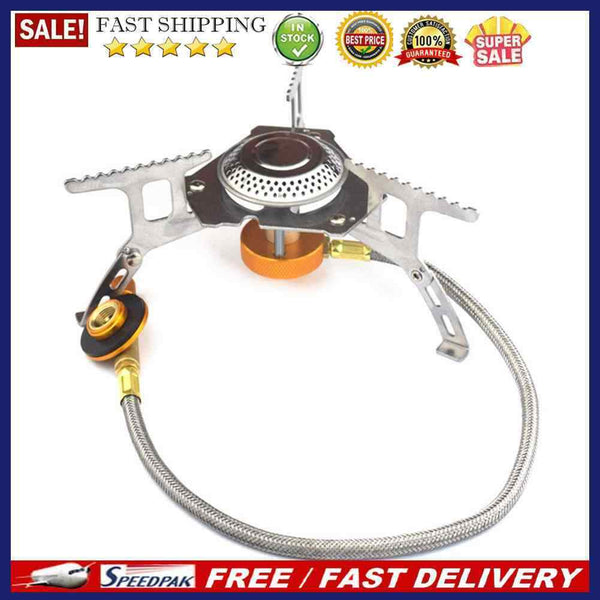 Outdoor Gas Stove Camping Folding Picnic Cooking Portable Split Stove (B)