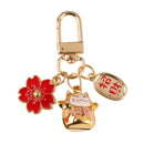 Cute Keyring Car Key Chains Pendant Cartoon Keychains Lucky Cat Bag Ornaments
