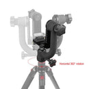 Aluminum Gimbal Tripod Head for Telephoto Lens Photography Bird Monopod Head