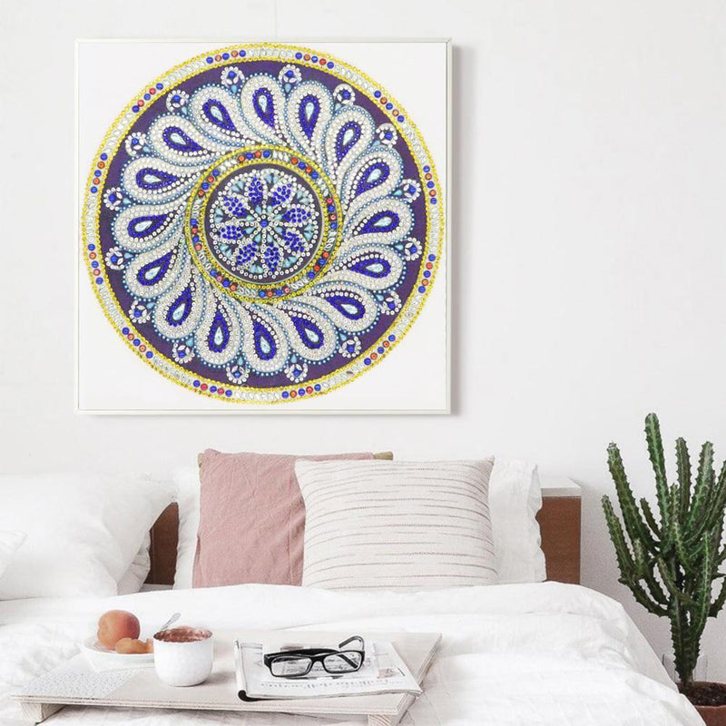 5D DIY Special Shaped Diamond Painting Mandala Cross Stitch Kits (R8349) Newly