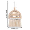 Living Room Boho Hand-woven Tapestry Wall Art Wall Hanging Photo Clip