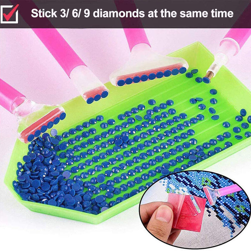 Large Capacity Bead Sorting Trays Diamond Rhinestone Plate for DIY Art Craft