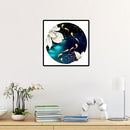 Fish Pond Lotus 5D DIY Full Round Diamond Painting Mosaic Needlework Art Crafts
