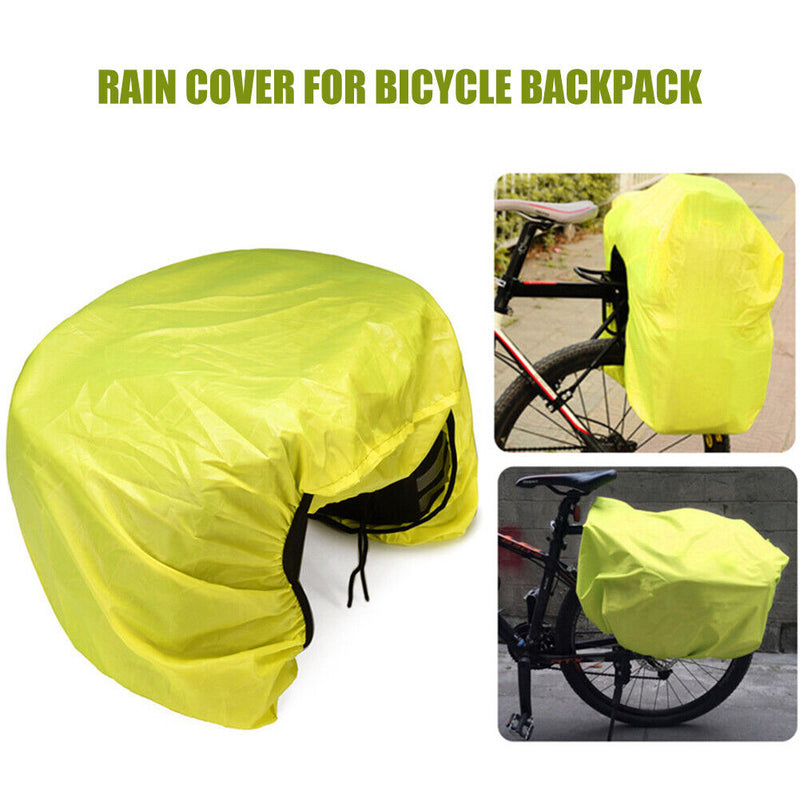 Portable MTB Road Bicycle Tail Luggage Pouch Dust Cover Pannier Bag Rain Cover
