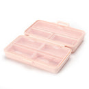 Nail Beauty Tool Box Carrying Case Multifunction Grinding Files Pen Container