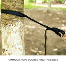 2pcs Hammock Tree Straps Outdoor Camping Hanging Swing Rope for Backyard Garden