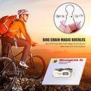 6pcs Bike Chain Magic Buckle Bicycle Chain Link Quick Buttons (9 Speed) Newly