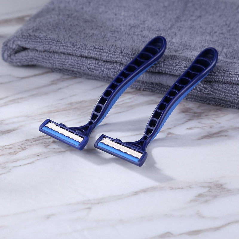 Plastic Handle Antislip Manual Shaver Supplies Traditional Razor Face Care