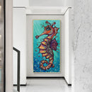 Hippocampus Oil Paint By Numbers Kits Canvas Picture DIY Wall Art Craft Color