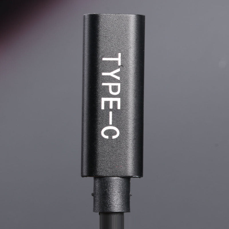 PD USB C Female to Right Angle DC Connector Adapter for Laptop (4.0x1.7mm)