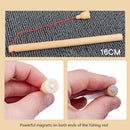 Wooden Magnetic Bug Catching Game Educational Toys for Children Grasping