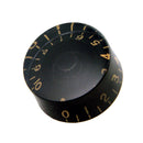 4pcs Electric Guitar Knob Cap Guitar Volume Tone Button for EPI LP (Black) Newly