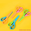 Kids Safe Child DIY Craft Plastic Scissors Paper Cut Hand Art Stationery