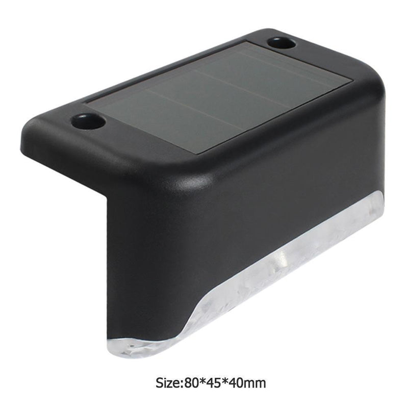 LED Wall Lamps Waterproof Stair Lights Solar Powered Courtyard Street Lamps