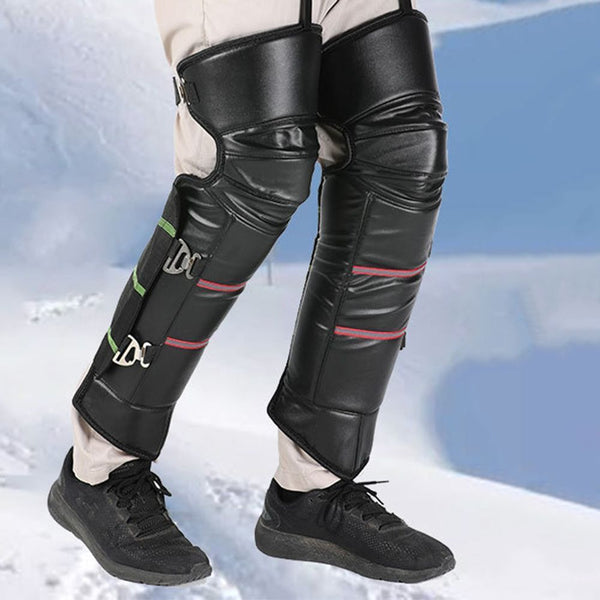 Wrap Leg Warmers Riding Kneepad Winter Knee Brace Keep Warm Fleece Thickening