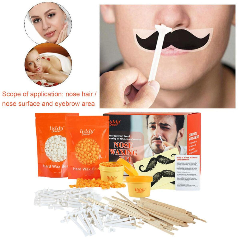 Nasen Haarentfernungsset Mikrowellen Wachs Augenbrauen 100g Duftende Wachsbohne.