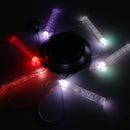 Solar Power Wind Chime Lamp 6 Bubble Column LED Landscape Garden Wind Bell Light