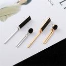 Statement Women Jewelry Geometric Dangler Crystal Earrings Asymmetry Eardrop
