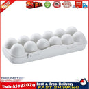 Egg Tray Holder Home Storage Box Kitchen Fridge Container Organizer (Grey) Newly