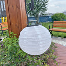 LED Solar Lantern Waterproof Outdoors Garden Yard Landscape Decor (White) Newly