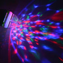 LED Rotating Disco Light Bulb RGB Projector Multi Colour Bayonet Lamp Party#