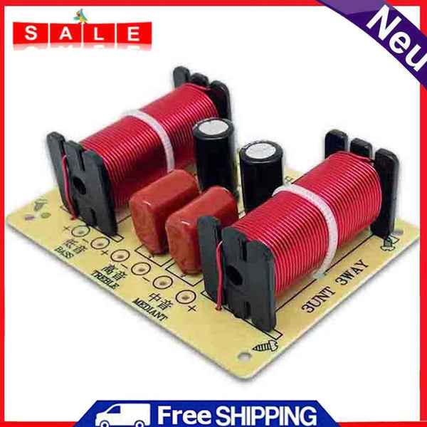 3 Way Treble Midrange Bass Speaker Crossover Home Loudspeaker Frequency Divider