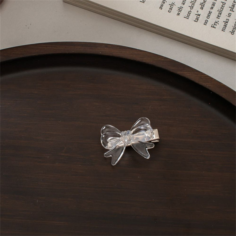 Women Girl Hair Accessories Small Bow Cute Hair Claw Hair Clip Bangs Hairpins