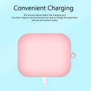 Silicone Protective Case for OnePlus Buds Pro TWS Wireless Earbuds(Pink) Newly