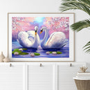 #A Swan 5D DIY Diamond Painting Kits Full Square Drill Wall Decor Rhinestone Art