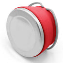 Silicone Folding Kettle Portable Tea Cooker Mini Boiling Water Pot (Red) Newly