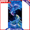 Diamond Painting 5D DIY Blue Fish Full Round Drill Rhinestone Mosaic Picture Kit