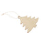 10pcs Wood Christmas Tree Hanging Pendant Xmas Party Ornament Decor (Tree)