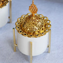 Metal Ceramics Aromatherapy Furnace Ornaments Incense Holder Incense Burner