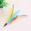 5pcs/lot Colorful Cat Toys Feather Replacement for Interactive Cat Wand