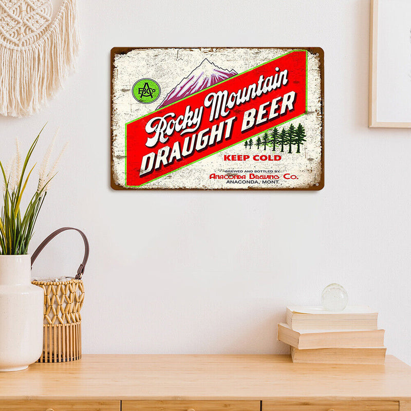 Letter Metal Sign Tin Plaque Retro Poster for Bar Pub Club Wall Painting