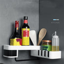 Shelf Rack Hollowed out design Rotating Shelves Storage Rack Bathroom Shelf