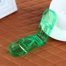 Portable Pill Tablet Cutter Splitter Divide Storage Case Medicine Cut Box