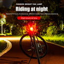 MTB Bicycle Taillight Aluminum Helmet Rear Lights Night Ridding Bike Accessories