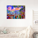 Oil Paint By Numbers Picture DIY Painting Party Abstract Drawing on Canvas