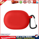 Silicone Earbuds Protective Case Bag w/ Hook for Beats Studio Buds (Red) Newly