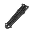 Folding Stainless Steel Beer Bottle Opener Butterfly Trainer Tools (Black)