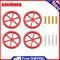 4pcs Upgraded Aluminum Hand Twist Leveling Nut with Hot Bed Die Springs Screws