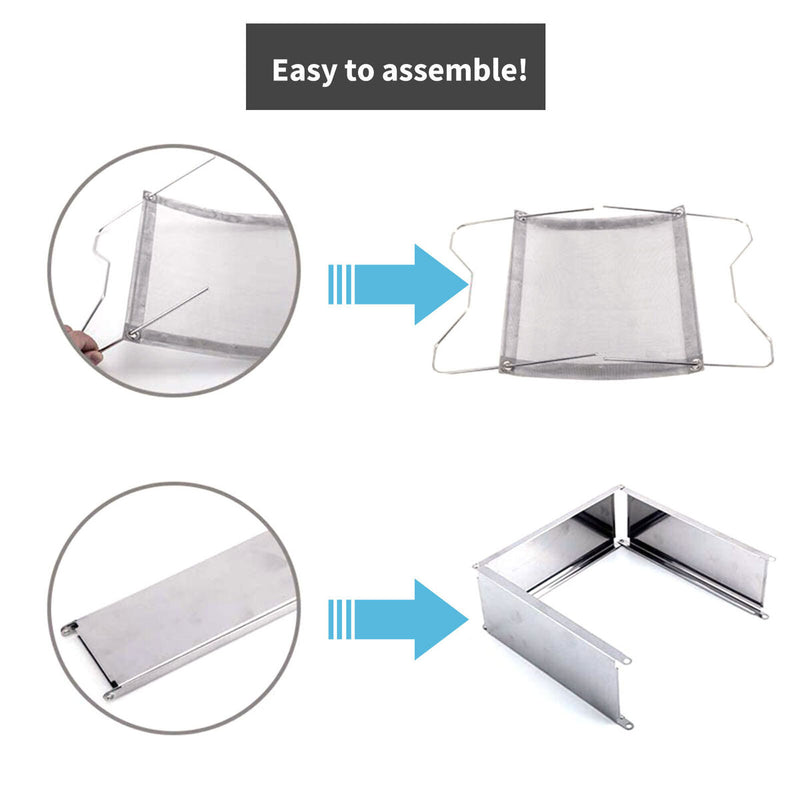 Outdoor Folding Camping Grill Durable Stainless Steel Mini Stove for Tourist