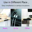 Silicone Cable Clips Organizer Holder Desk Cable Winder Cord Management C8 7Y4E
