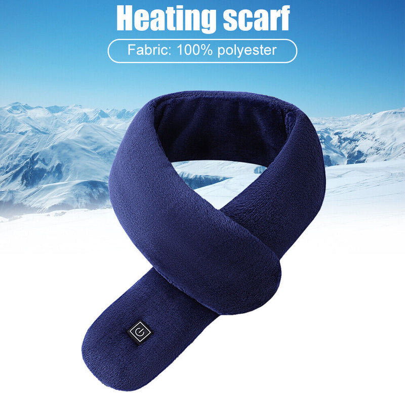 #A Electric Heated Scarf Intelligent Smart Heating Scarf Rechargeable for Men Wo