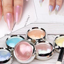6 Colors Nail Powder Holographic Aurora Nail Glitter Rainbow Nail Pigment Dust~